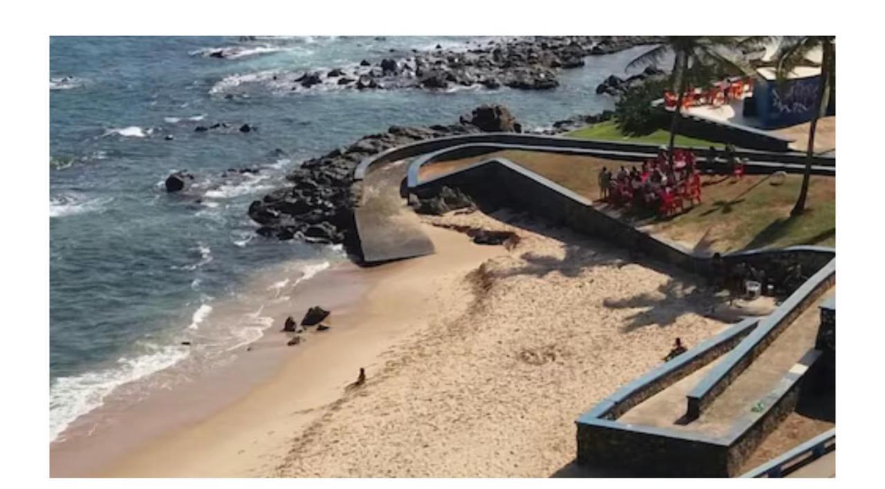 Apartamento Inteiro Frente Ao Mar De Ondina Salvador de Bahía Exterior foto
